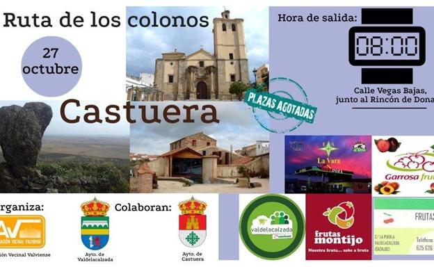 MAÑANA, IV RUTA DE LOS COLONOS, QUE ORGANIZA ASOCIACIÓN VECINAL VALVIENSE