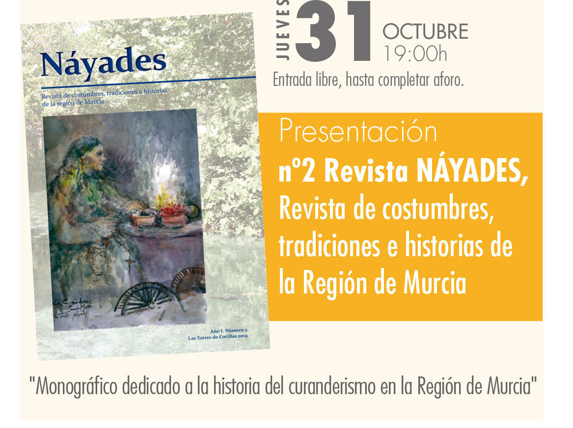 PRESENTACIÓN DEL Nº 2 DE LA REVISTA ‘NÁYADES’