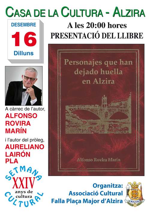 ALFONSO ROVIRA PRESENTA SU ÚLTIMO LIBRO