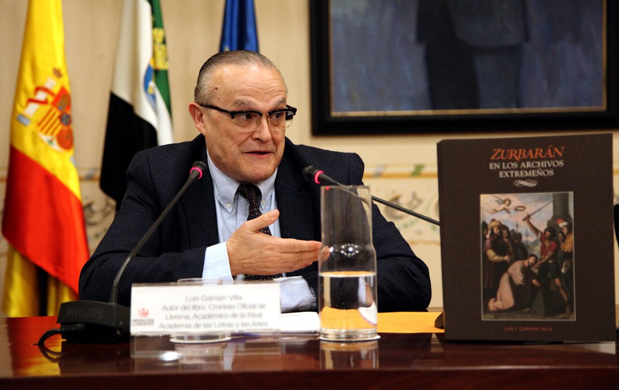 LUÍS GARRAÍN, CRONISTA OFICIAL DE LLERENA (BADAJOZ), PRESENTA SU ÚLTIMO LIBRO