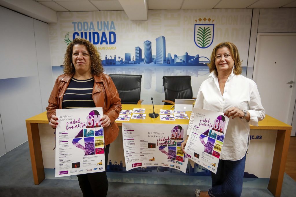 EL AYUNTAMIENTO DE LAS PALMAS DE GRAN CANARIA REIVINDICA UNA CIUDAD FEMINISTA COMO EJE CENTRAL DE SU CAMPAÑA PARA EL 8 DE MARZO