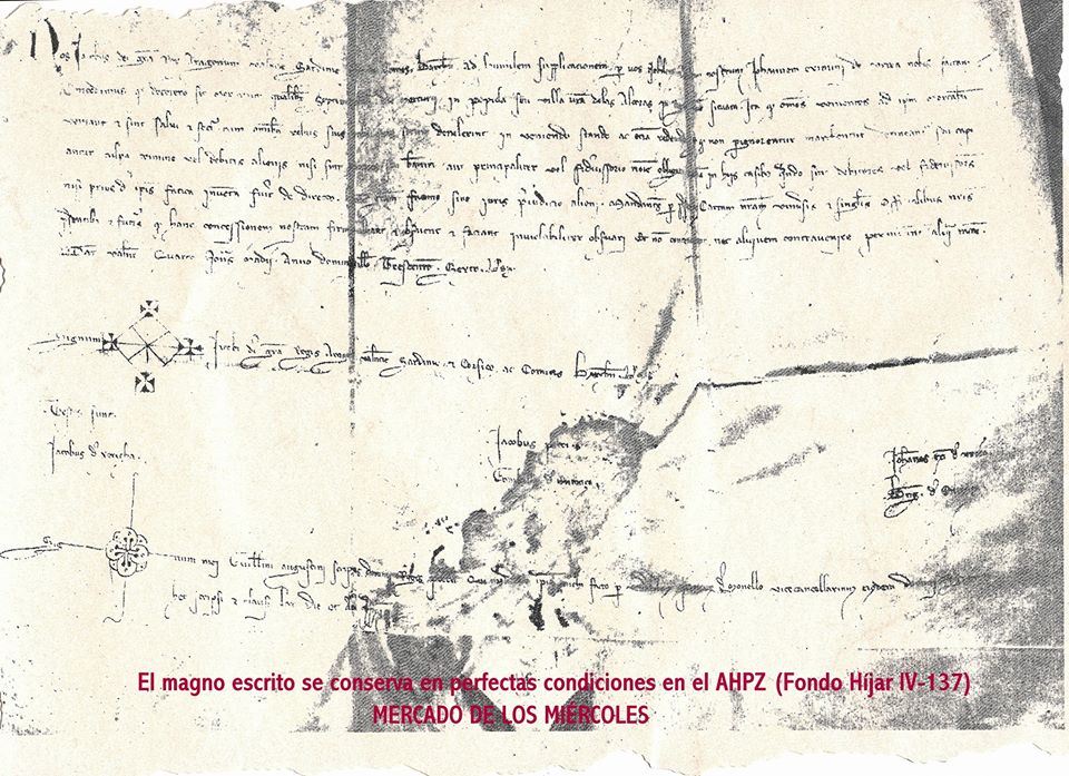 EL PRÓXIMO 4 DE MAYO, EL MERCADO DE LOS MIÉRCOLES CUMPLIRÁ 714 AÑOS DE SU CONCESIÓN A LA VILLA DE ALCORA