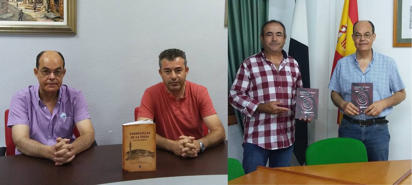 JOSÉ ANTONIO RAMOS RUBIO, CRONISTA OFICIAL DE TRUJILLO (CÁCERES), DEDICA UN LIBRO A LA HISTORIA Y PATRIMONIO DE TORRECILLAS DE LA TIESA Y OTRO A ROBLEDILLO DE TRUJILLO