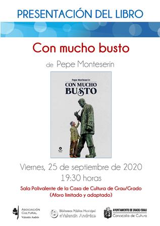 PRESENTACIÓN DE ‘CON MUCHO BUSTO’ DE PEPE MONTESERÍN, CRONISTA OFICIAL DE PRAVIA, EN GRAU (ASTURIAS)