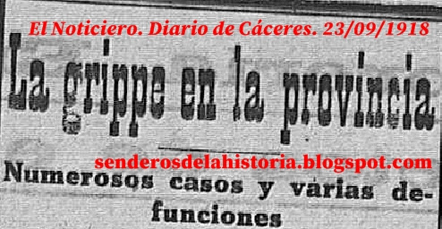 HISTORIAS DE TORNAVACAS (II): LA EPIDEMIA DE LA «GRIPE ESPAÑOLA» (1918) EN NUESTRO PUEBLO