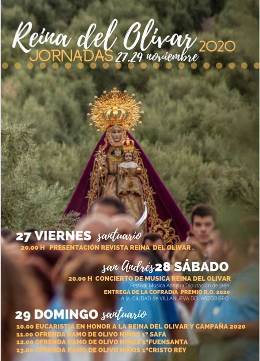 JORNADAS REINA DEL OLIVAR 2020 VILLANUEVA DEL ARZOBISPO  (JAÉN)