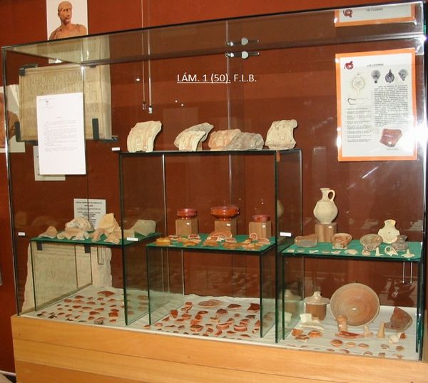 MUSEO HISTÓRICO MUNICIPAL DE FUENTE-TÓJAR (CÓRDOBA) SALA II-B: VITRINA 15, 1 (MUNDO ROMANO).50