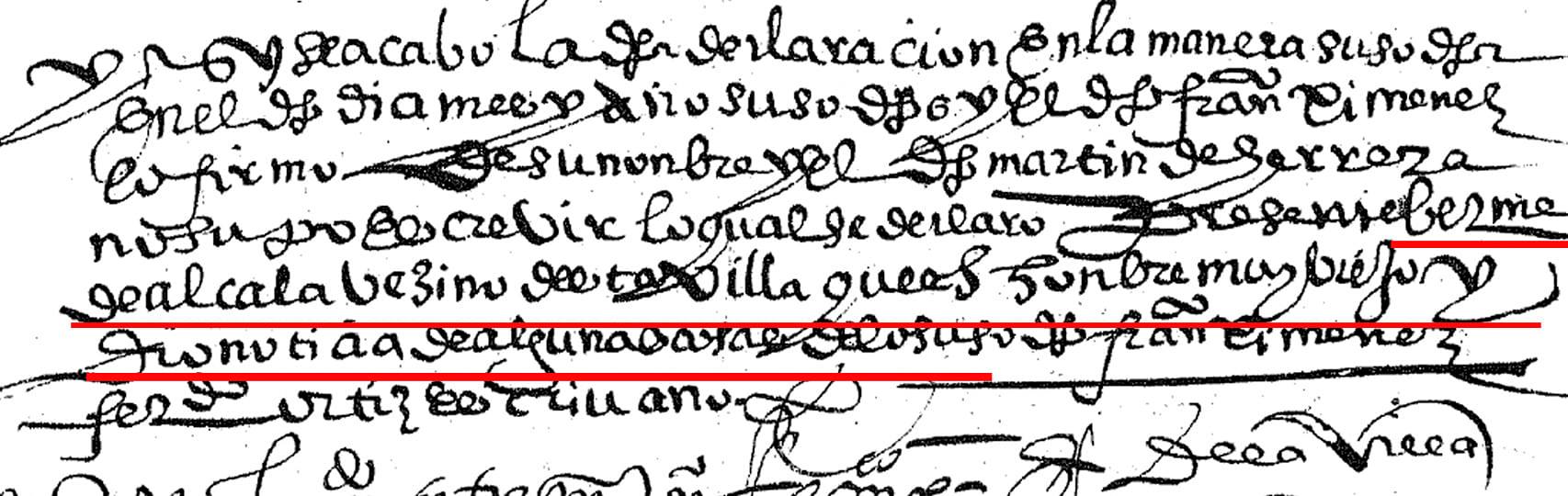 BARTOLOME DE ALCALÁ, UN ANTEPASADO QUE YA DABA A CONOCER LA HISTORIA DE JÓDAR (JAÉN) EN EL AÑO 1578.