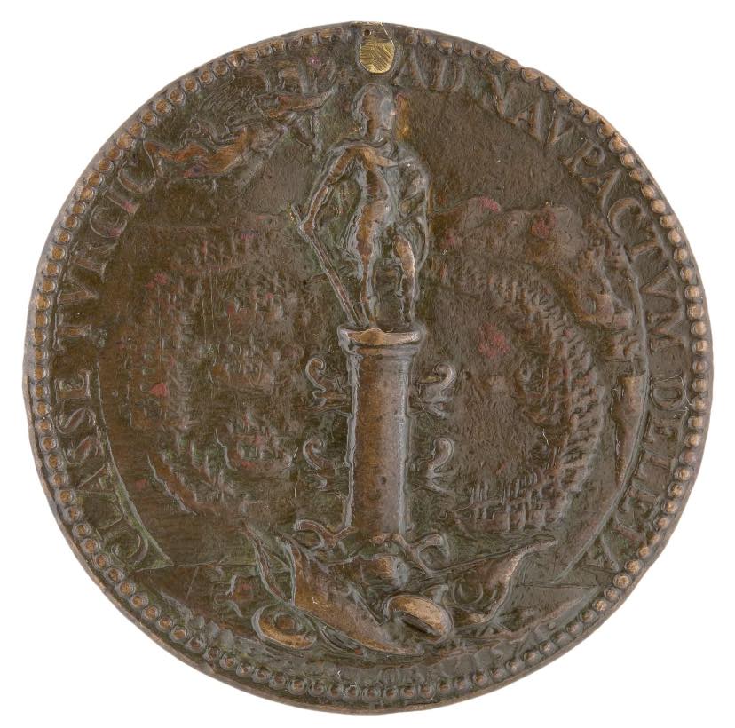 MEDALLA POR LA VICTORIA DE JUAN DE AUSTRIA EN LEPANTO.