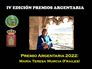 PREMIO ARGENTARIA 2022 PARA MARÍA TERESA MURCIA