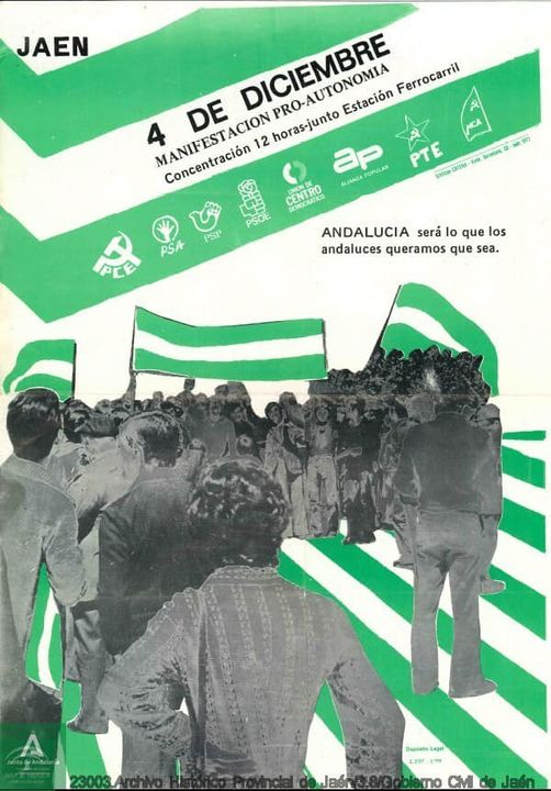 AUTONOMIA DE ANDALUCIA, EL 4 DE DICIEMBRE DE 1977