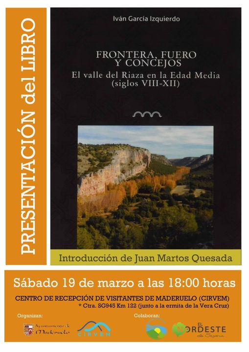 PRESENTACIÓN DEL LIBRO «FRONTERA, FUERO Y CONCEJOS»