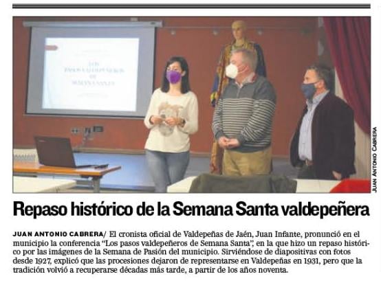 «PASOS DE SEMANA SANTA DE VALDEPEÑAS DE JAÉN»