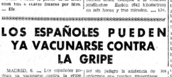 LA GRIPE Y 65 AÑOS DE VACUNAS