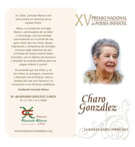 XV PREMIO NACIONAL DE POESÍA CHARO GONZÁLEZ