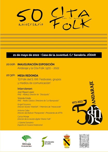 CINCUENTA AÑOS DE ANDARAJE Y LA CITA FOLK: 1972-2022