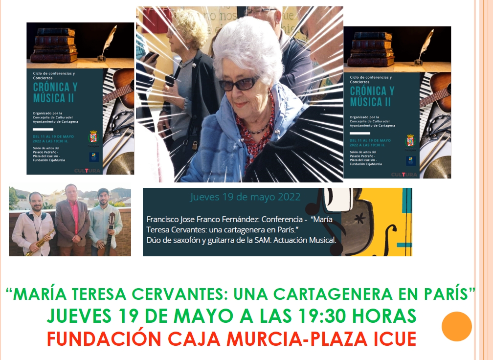 HOMENAJE A LA ESCRITORA MARIA TERESA CERVANTES