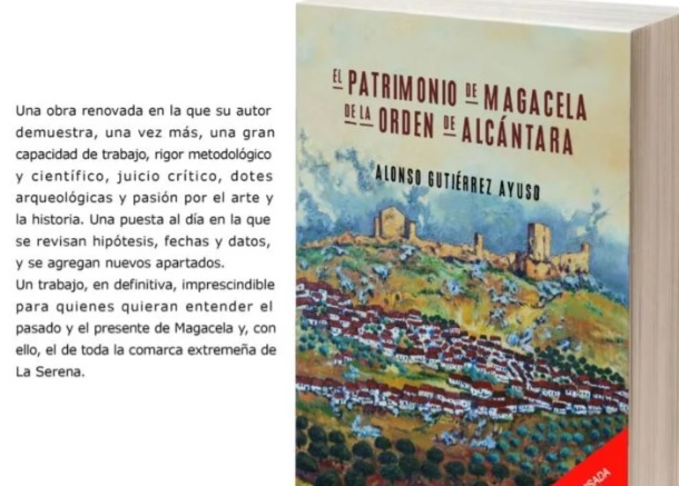 EL CAMPANARIENSE ALONSO GUTIÉRREZ PRESENTARÁ SU LIBRO ‘PATRIMONIO DE MAGACELA DE LA ORDEN DE ALCÁNTARA’ EN EL CENTRO DE OCIO