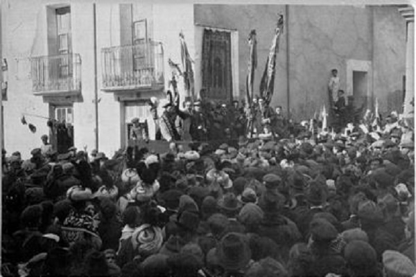 LA INAUGURACIÓN DE LA CALLE RAFAEL HERVÁS EL 2 DE FEBRERO DE 1922