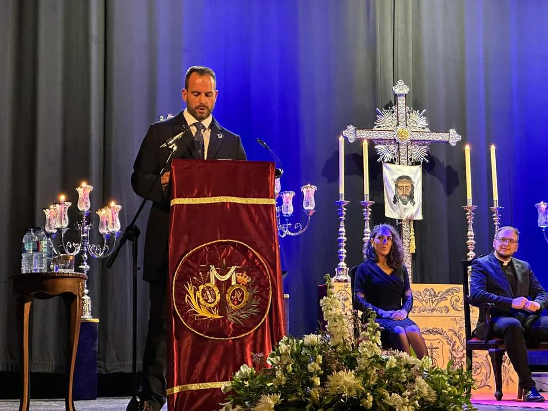 MAGISTRAL PREGÓN DE SEMANA SANTA, 2023, DE FELIPE HERREROS RODERO, EN VILLANUEVA DEL ARZOBISPO