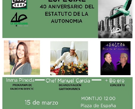 40 ANVERSARIO DEL ESTATUTO DE AUTONOMÍA DESDE MONTIJO