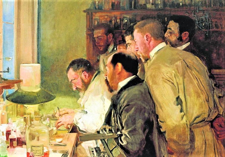 PUDO INSPIRAR A SOROLLA EL LABORATORIO DE SIMARRO EN EL MANICOMIO DE LEGANÉS