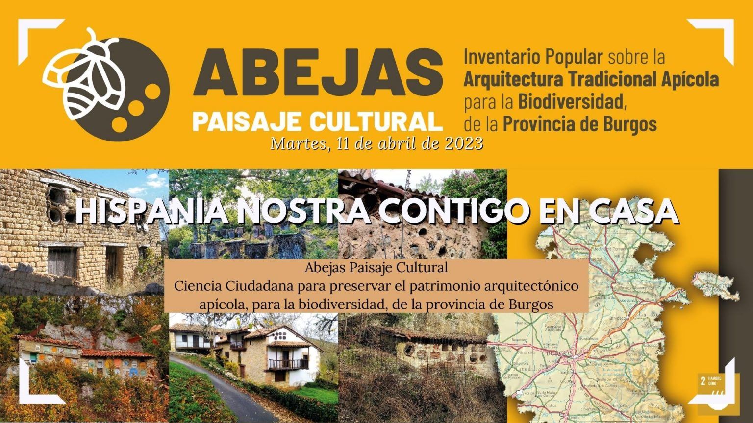 ABEJAS PAISAJE CULTURAL. CIENCIA CIUDADANA PARA PRESERVAR EL PATRIMONIO ARQUITECTÓNICO APÍCOLA, PARA LA BIODIVERSIDAD, DE LA PROVINCIA DE BURGOS