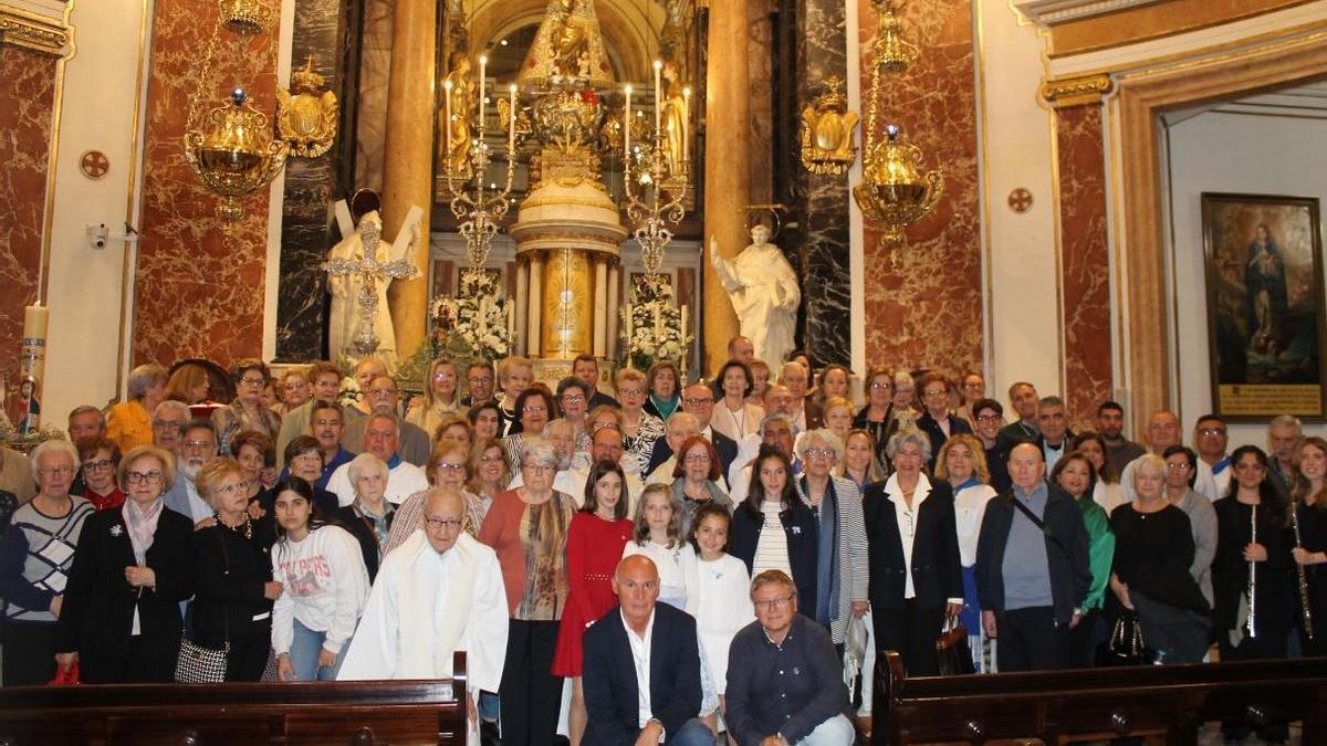 LA VIRGEN DEL LLUCH DEVUELVE LA VISITA A LA «GEPERUDETA» EN VALÈNCIA