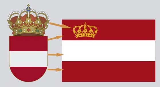 OTORGADA OFICIALMENTE LA BANDERA DE PUERTOLLANO, QUE LUCE LOS COLORES DE LA CASA DE AUSTRIA Y LA CORONA REAL