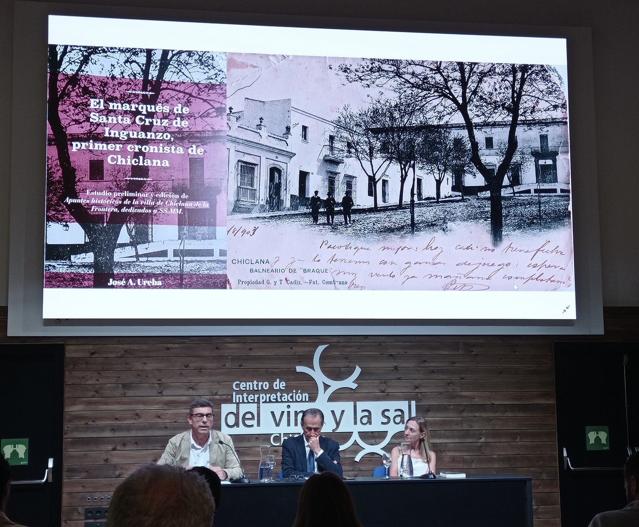 PRESENTACIÓN DEL LIBRO, “EL MARQUÉS DE SANTA CRUZ DE INGUANZO, PRIMER CRONISTA DE CHICLANA”