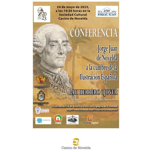 CONFERENCIA SOBRE JORGE JUAN DE NOVELDA (ALICANTE)