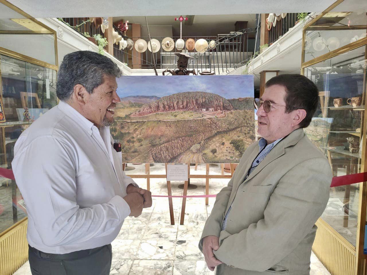 HOY, 25 DE MAYO DE 2023 FUE INAUGURADA UNA EXPOSICIÓN TEMPORAL DE OBRAS PICTÓRICAS ALUSIVAS A LOS PUEBLOS MÁGICOS DEL ESTADO DE ZACATECAS: