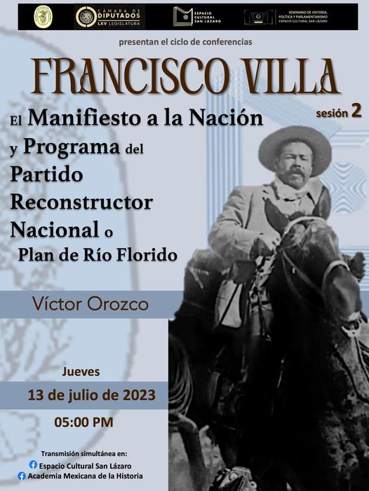 CONFERENCIA SOBRE FRANCISCO VILLA