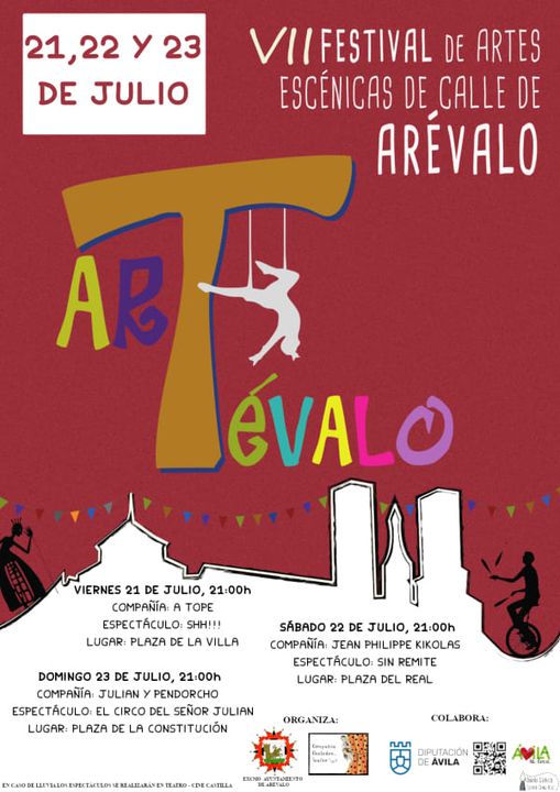 VII FESTIVAL DE ARTES ESCÉNICAS DE CALLE DE ARÉVALO