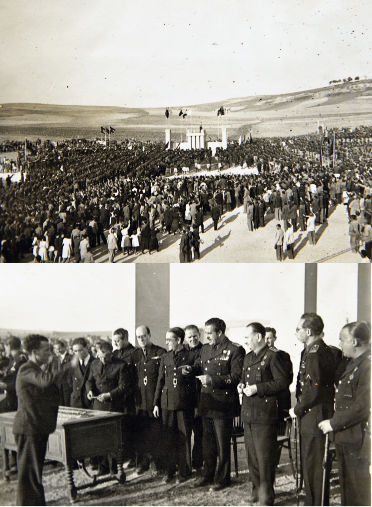 INAUGURACIÓN  DEL BARRIO IMPERIAL POR LOS MINISTROS GIRÓN Y ARRESE, MAYO DE 1944 (II)