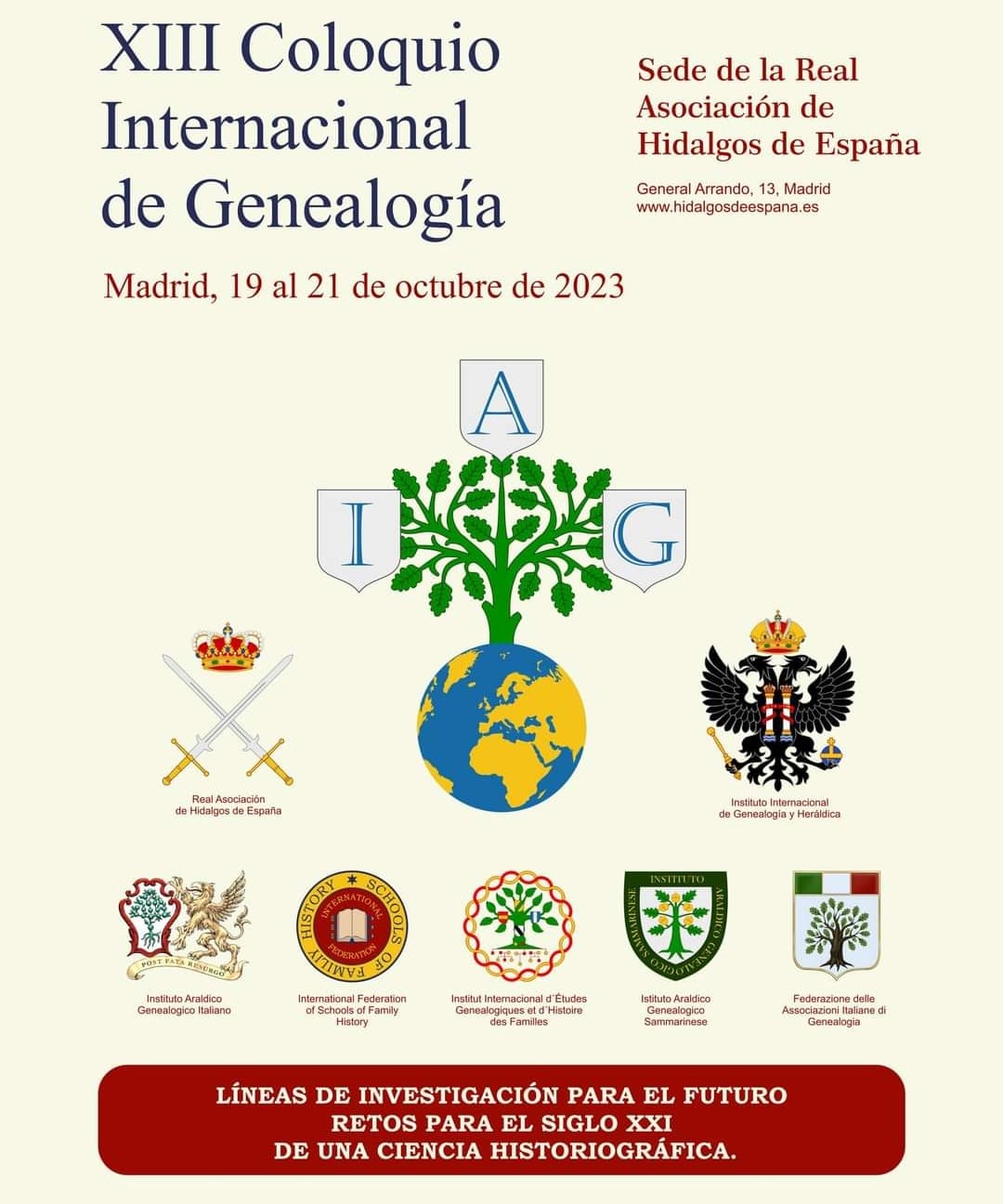 XIII COLOQUIO INTERNACIONAL DE GENEALOGÍA