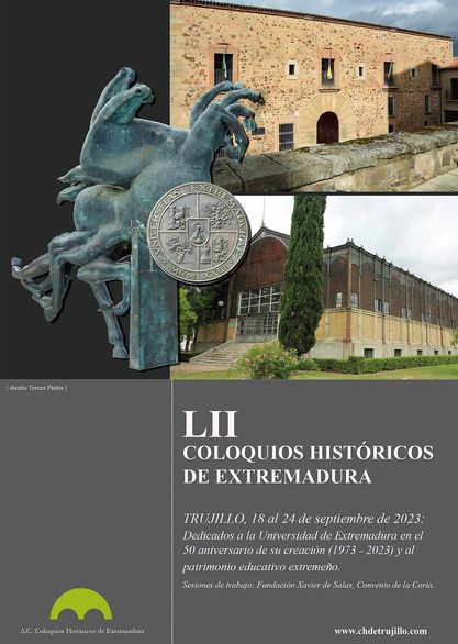 52 COLOQUIOS HISTÓRICOS DE EXTREMADURA (TRUJILLO, SEPTIEMBRE 2023)