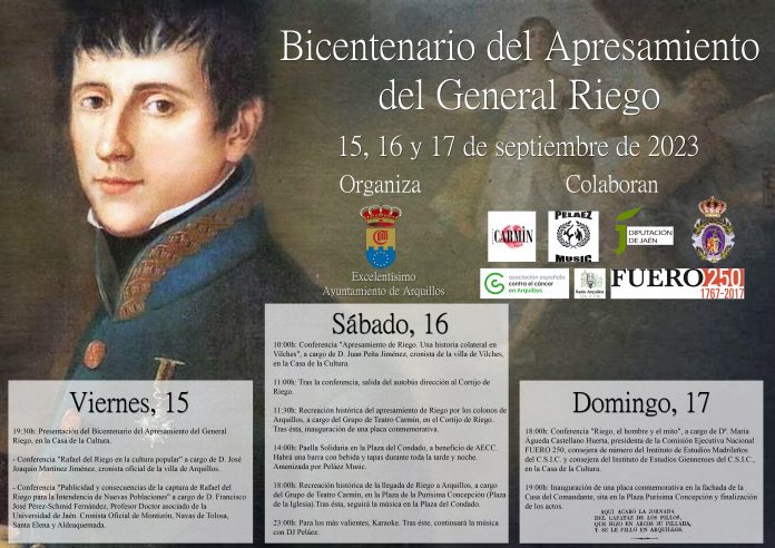 ARQUILLOS CONMEMORA EL BICENTENARIO DEL APRESAMIENTO DEL GENERAL RAFAEL DEL RIEGO