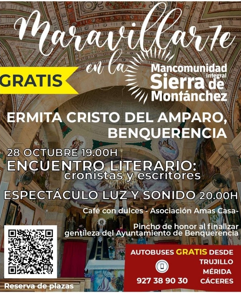 CRONISTAS DE LA ZONA DE SIERRA DE MONTÁNCHEZ PARTICIPAN EN UN ENCUENTRO LITERARIO EN BENQUERENCIA