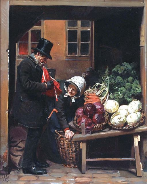 «EN LA VERDULERÍA, EN AMAGER» (1881).