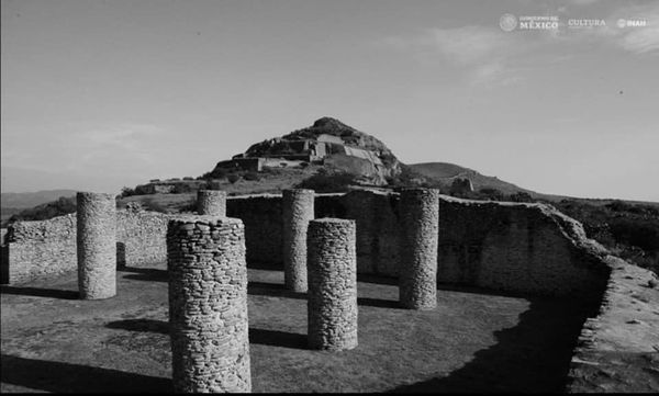 RECONSTRUCCIÓN DEL SALÓN DE LAS COLUMNAS Y OTROS EDIFICIOS DE LA QUEMADA, ZACATECAS.