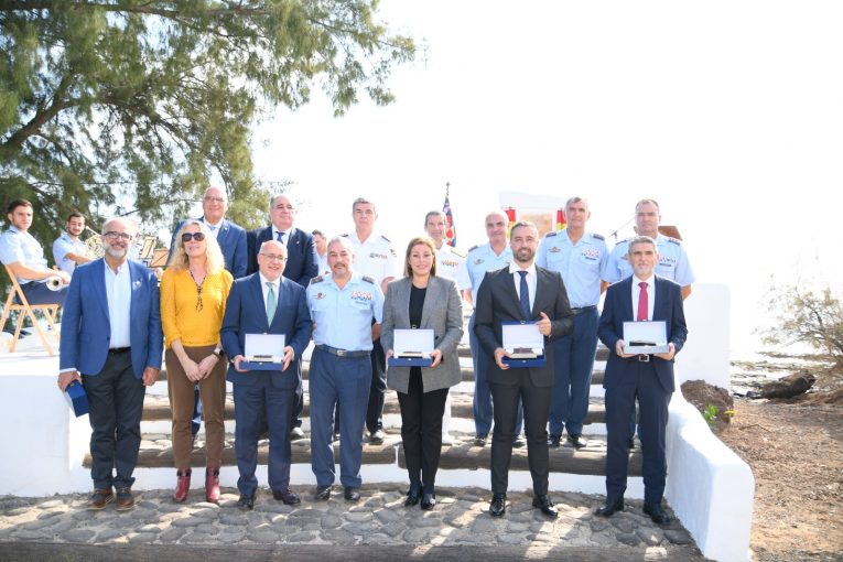 SE CELEBRÓ LA CEREMONIA CONMEMORATIVA DEL CENTENARIO DE LA LLEGADA A GANDO DE LOS PRIMEROS AVIONES DEL EJÉRCITO DEL AIRE