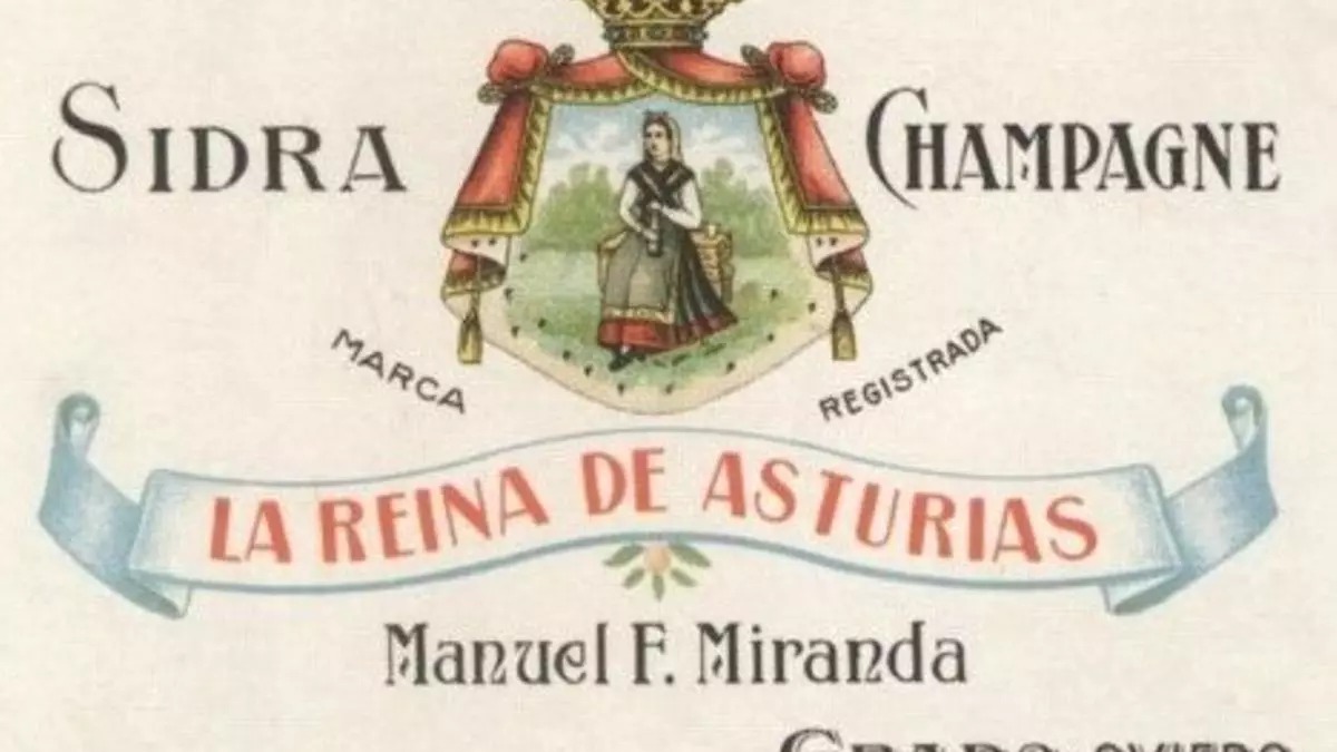 «LA REINA DE ASTURIAS», CUANDO GRADO TUVO SU PROPIA MARCA DE SIDRA ACHAMPANADA