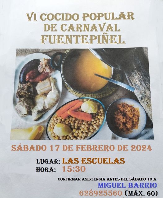 SALUDO FUENTEPIÑELANO 3814-COCIDO POPULAR DE CARNAVAL