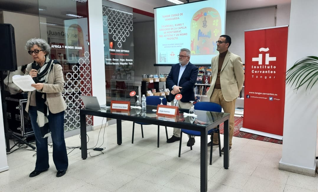 CONFERENCIA «TÁNGER CIUDAD DE VANGUARDIA. VILADEVALL, RAMIS Y GREGORIO EN LA CAPILLA DE MONTSERRAT, TRES ARTISTAS Y UN MISMO PROYECTO»