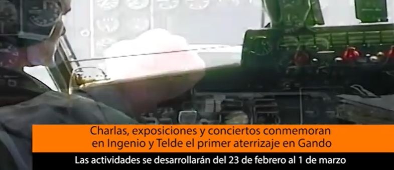 LOS CRONISTAS OFICIALES DE INGENIO Y TELDE (GRAN CANARIA) PARTICIPAN EN ACTOS CONMEMORATIVOS DEL CENTENARIO DEL ATERRIZAJE  DE TRES AEROPLANOS EN GANDO.