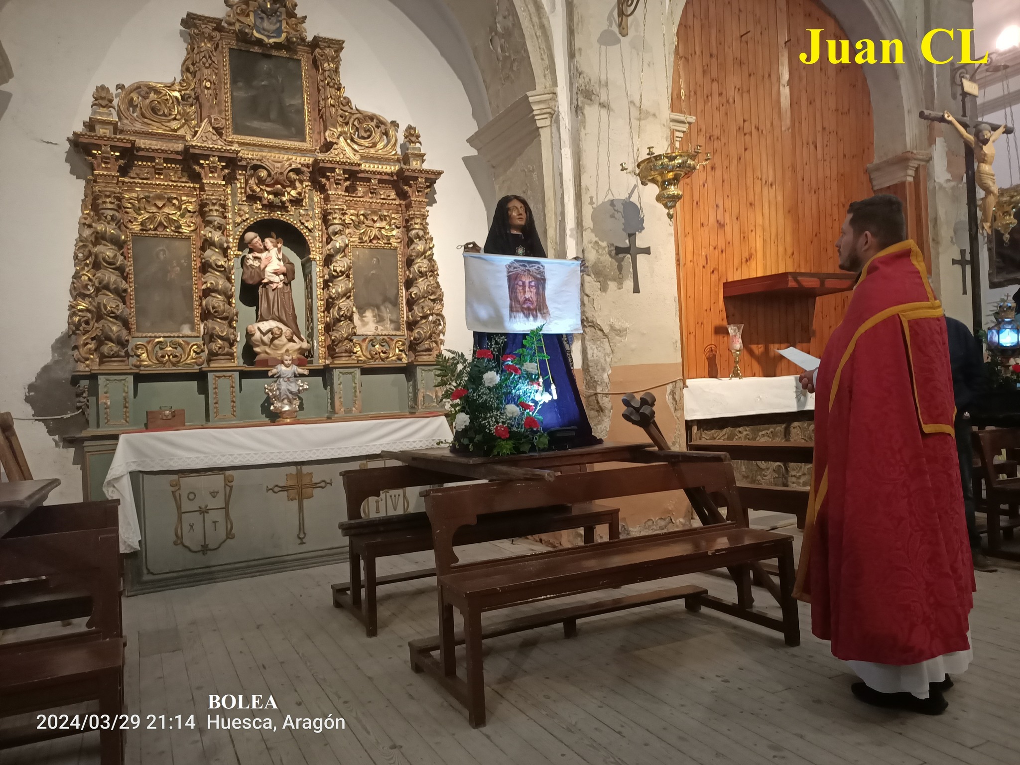 SALUDO FUENTEPIÑELANO.BOLEANO 3861. LA LLUVIA EL VIERNES SANTO