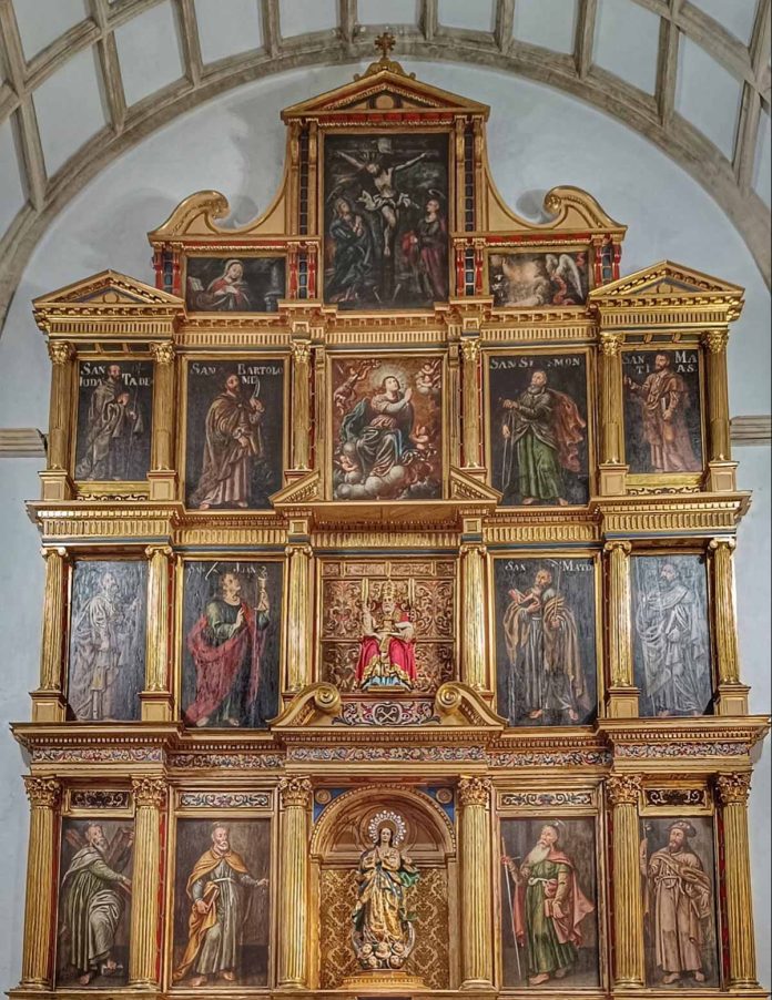 TERMINADA LA FASE DE RESTAURACIÓN DEL RETABLO MAYOR DE SAN PEDRO