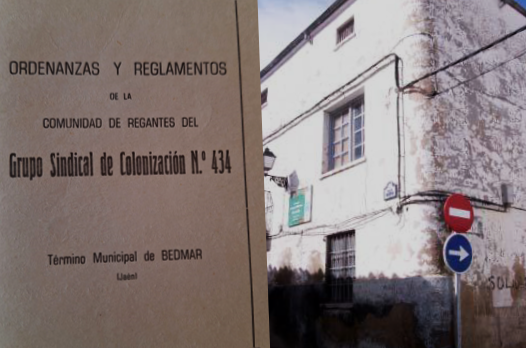 E L GRUPO SINDICAL DE COLONIZACIÓN NÚMERO 434 DEL TERMINO MUNICIPAL DE BEDMAR (JAÉN)