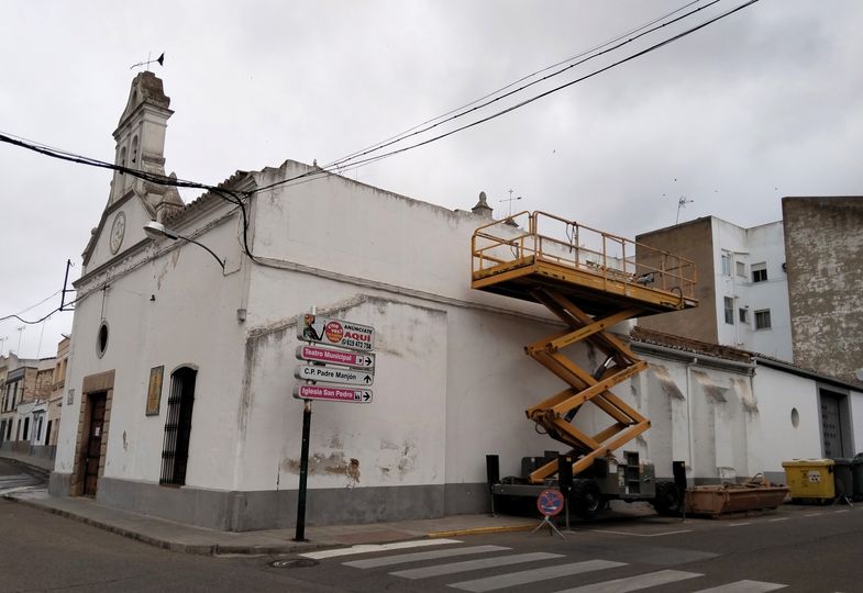 OBRAS EN LA CUBIERTA DE LA ERMITA JESÚS NAZARENO